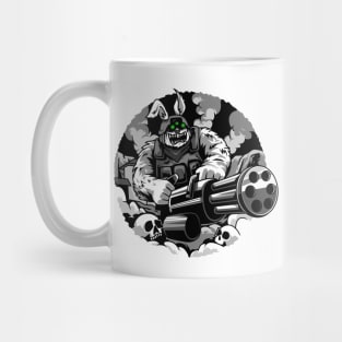 Scary Bunny Military Mug